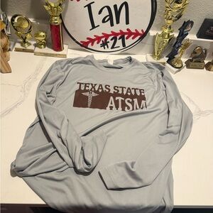 Texas State ATSM Gray Long Sleeve Shirt